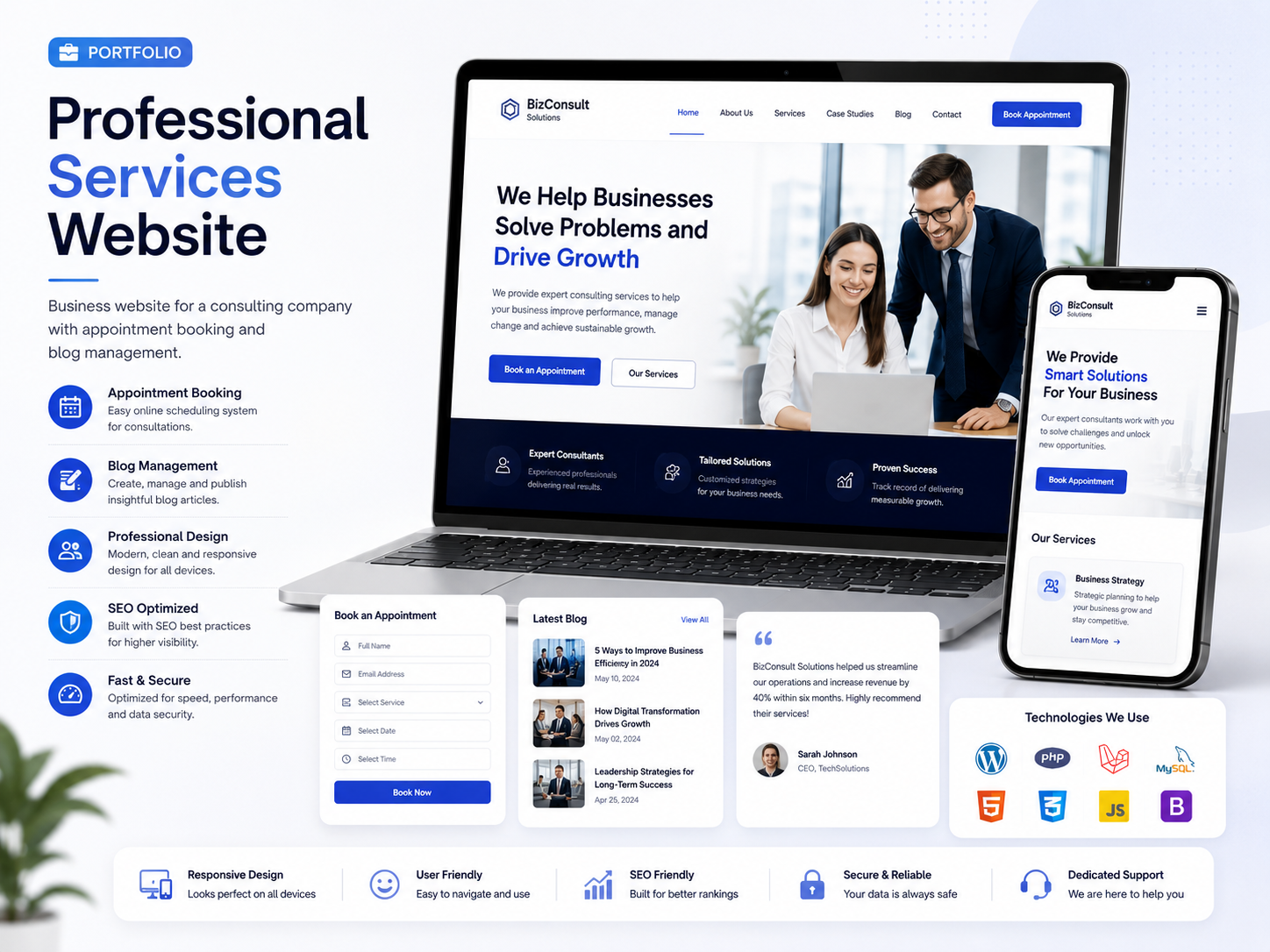 Professional Services Website
